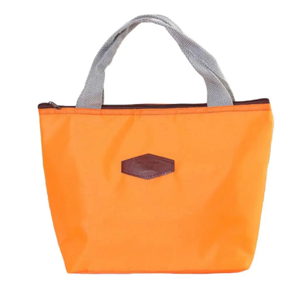 

New Fashion Insulated Tote Lunch Bag Picnic Box Waterproof Canvas Cooler Thermal Food Handbag Lunchbox thermal bag L0516#25