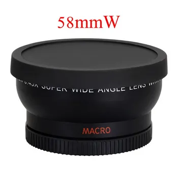 

58mm 0.45x Wide Angle Lens Camera Macro Lens for 58mm Filter Camera for Canon EOS 1000D 1100D 500D Rebel T1i T2i T3i