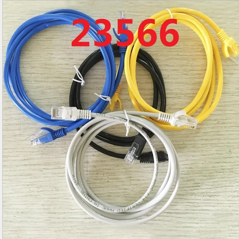 

23566 Ethernet Network Flat LAN Cable 0.5m, 1m, 2m, 3m, 5m, 8m RJ45 CAT6 menmen pd01