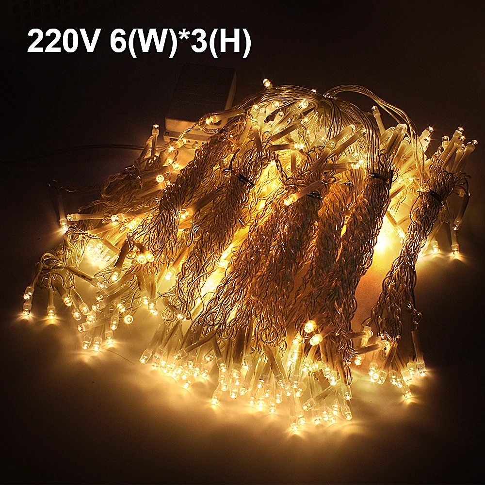 Koop 3x3 6x3 Afstandsbediening Gordijn LED Ijspegel String Fairy Kerst Licht Outdoor Indoor Decor LED Guirlande Straat Bruiloft Valentijn