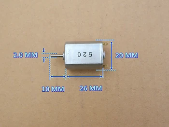 

10PCS DC 6V 25000RPM 15.3*20MM Miniature DC motor power tools / toys / DIY accessories