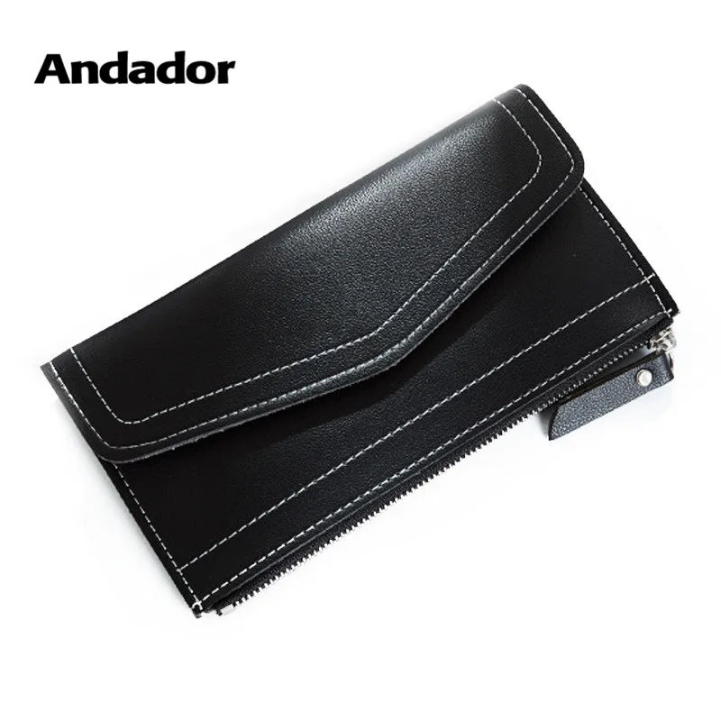 

Wallet Women Leather Big Women's Wallet Clutch Long Purse PU Leather 2018 Lady Purses Zipper And Clutch Hasp Female Phone Case