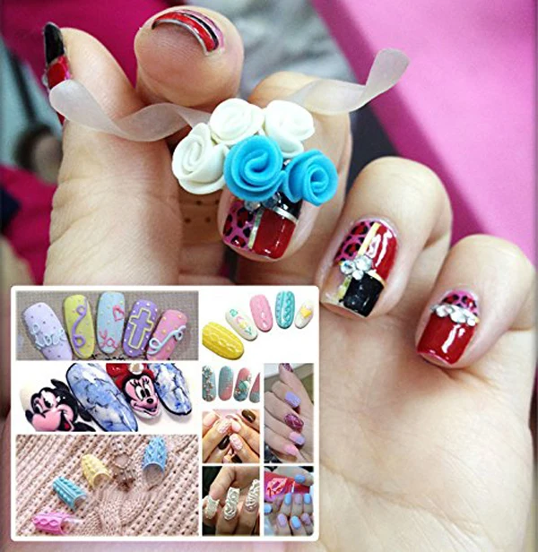 Por 3d Rhinestone Nail Art 24pcs 3d Jewelry Sti Nails Fabulous Us Gossip Style Nail Art With 2g Easy Glue In False From Beauty Health On Aliexpress