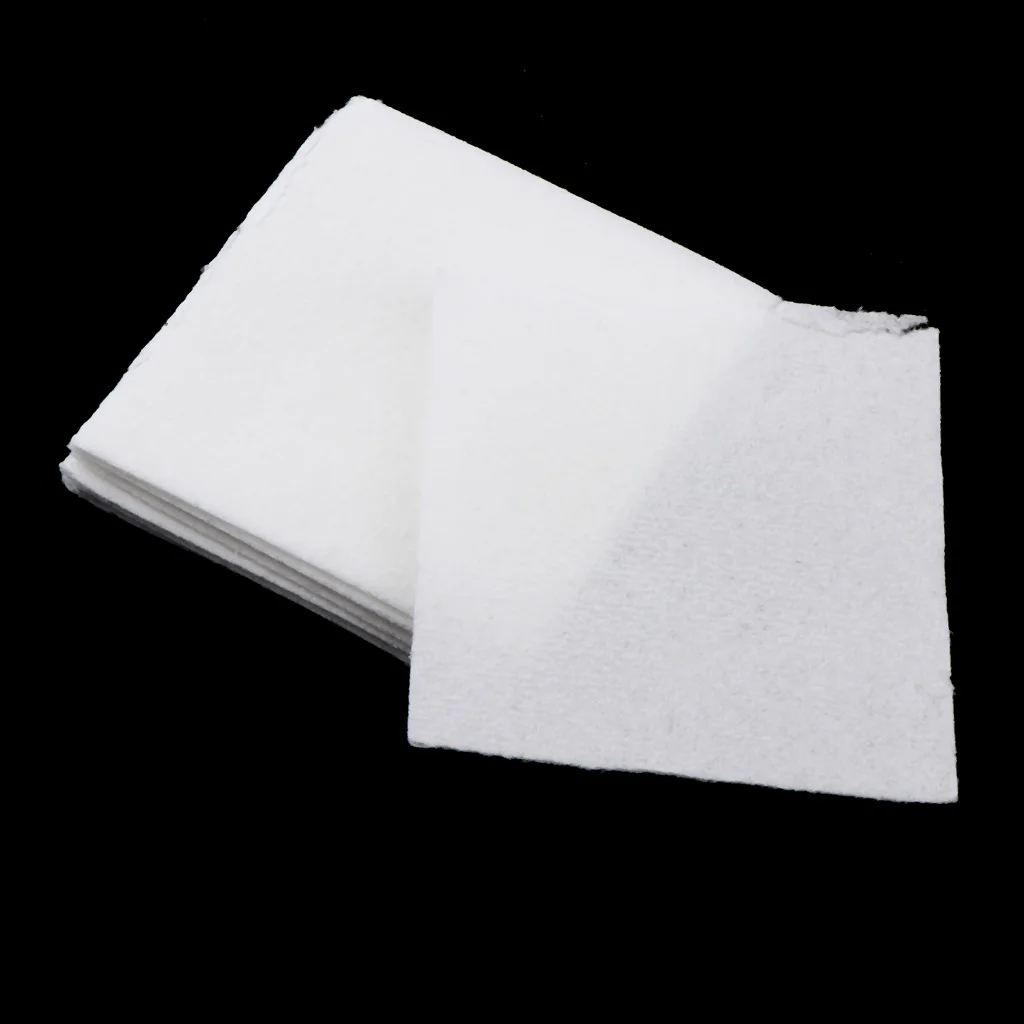 10 Sheets Microwave Kiln Glass Fusing Paper Ceramic Fiber White for Glass Art Jewelry Making