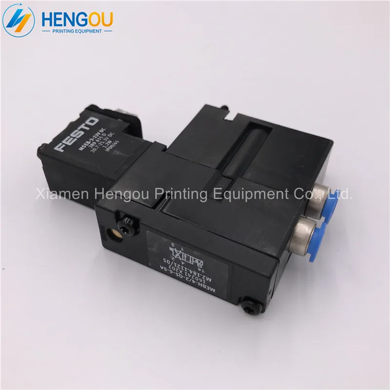 

10 Pieces New M2.184.1121 Solenoid valve MEBH-4/2-AQ-6-SA M2.184.1121/05 for SM52 SM102 CD102 Printing Machine
