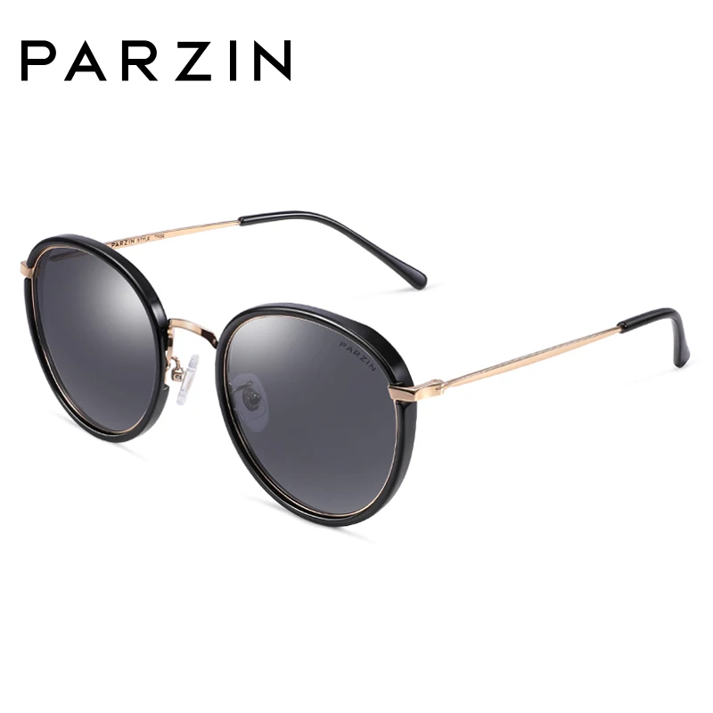 Polarisierte 2018 Len Frame Beschichtung L Oval Brillen Linsen Frauen Silver Purple Hohe Für Black Qualität transparent Sonnenbrille Le Spiegel Tac Metall Fahr Rahmen Parzin Gläser tea black qx4t7aUw