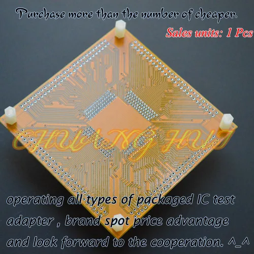 TQFP216 QFP216 test socket IC51-2164-1887 socket Pitch=0.4mm TQFP216 QFP216 test socket IC51-2164-1887 socket Pitch=0.4mm