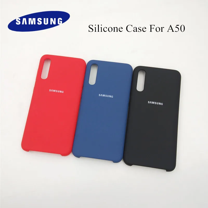 

Galaxy A50 Case Original Samsung Galaxy A50 Protective Silky Silicone Back Cover Soft-Touch Phone Shell For a 50
