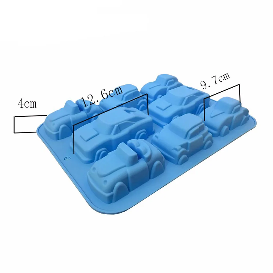 Креативная Автомобильная силиконовая форма для торта, инструменты для украшения торта, узорная выпечка, инструменты для мыла, конфет, шоколада для желе, льда, кексов