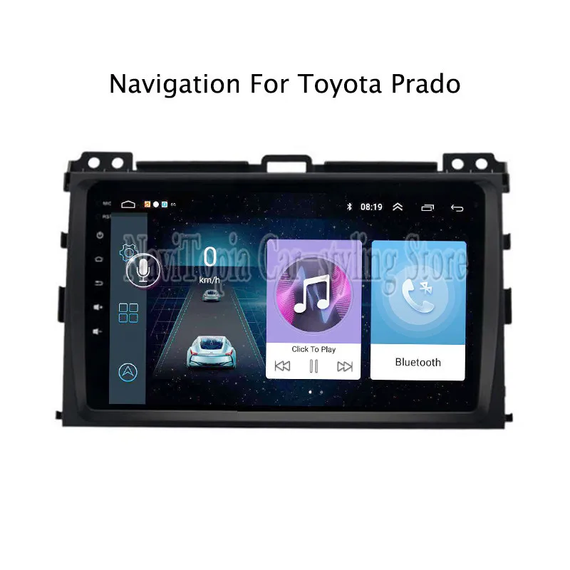 

9inch Android 9.0 Car Radio GPS Navigation Multimedia Stereo DVD Player for Toyota Prado 2004 2005 2006 2007 2008 2009