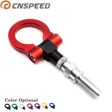 Cnspeed gancho de reboque universal, para carros europeus, azul, vermelho, dourado, preto, prata