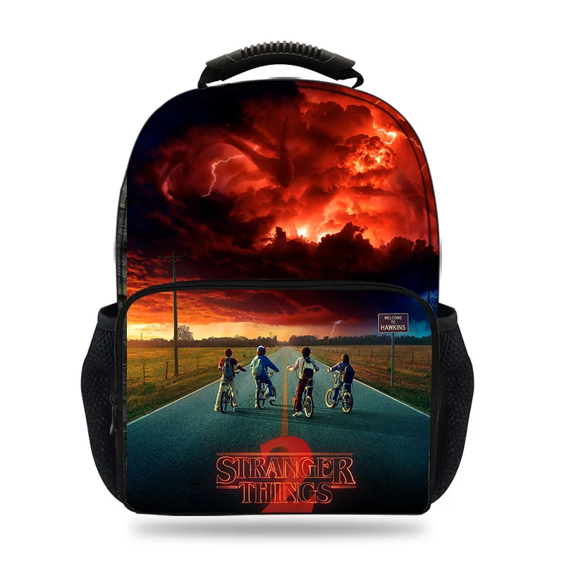 New 15inch Stranger Things 2 Backpack Kids School bags for boys