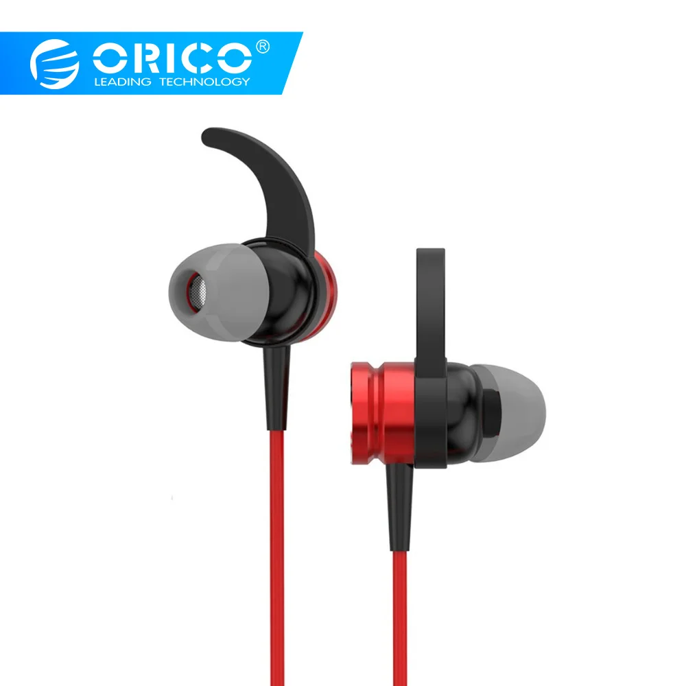 

ORICO In-Ear Earphone with HIFI Earbuds Microphone Wired Hook Sport Earphone for Xiaomi iPhone Samsung Huawei ipod MP3 MP4