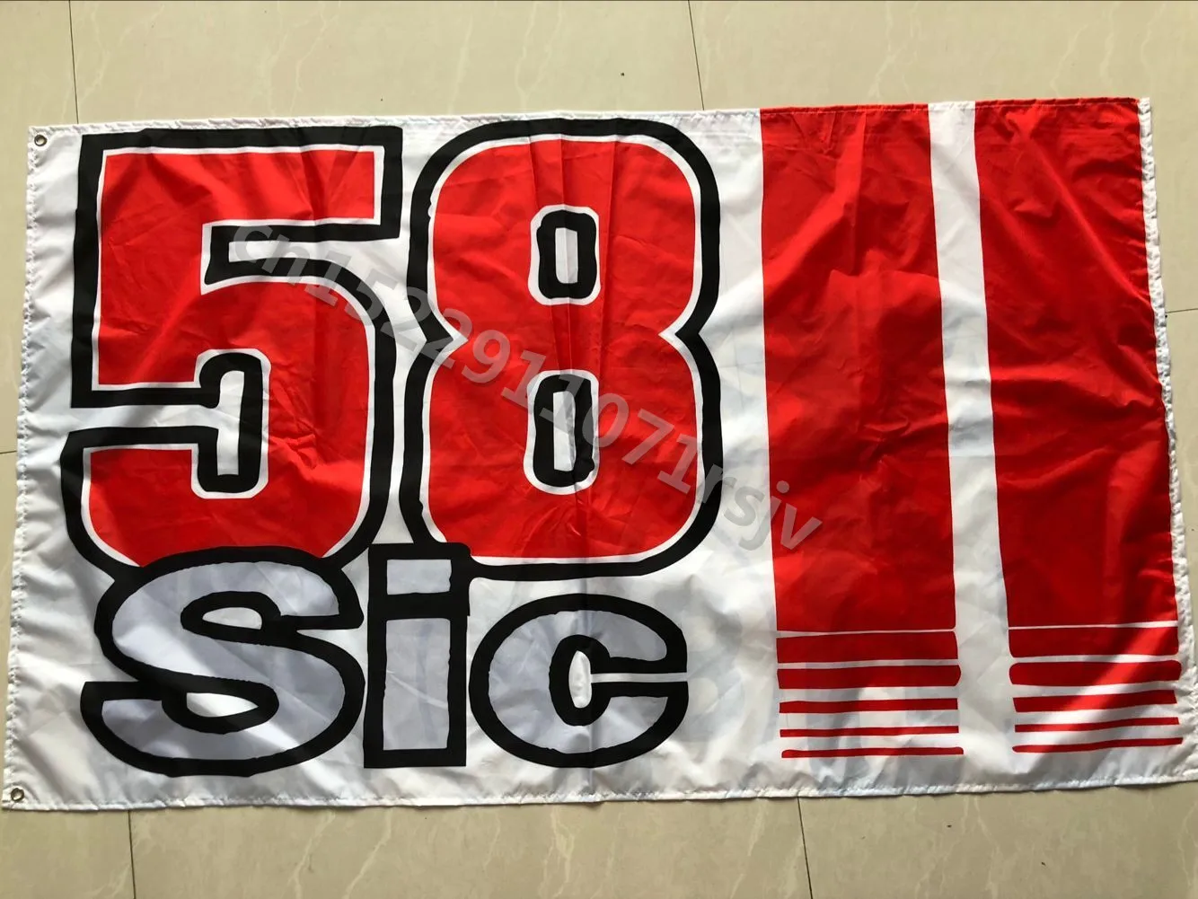 

3ft x 5ft3 x5ft Marco simoncelli 58 flag banner print Polyester banner flag Size 150*90cm