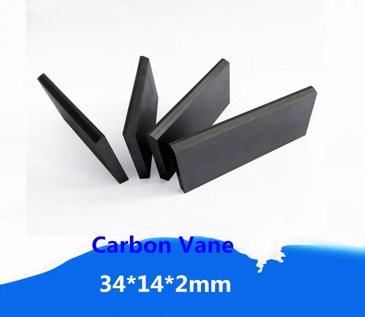 

34x14x2mm EK60 carbon vane for vacuum pump Carbon blades, graphite vanes