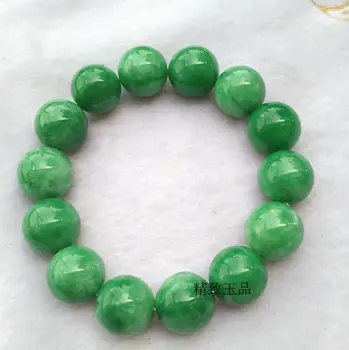 

High quality 925 silver natural green jade pith necklace with ring stud necklace set