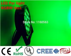 RGBW 4in1 18x8 Вт светодиодный плоский SlimPar Quad Light 4in1 LED DJ мыть свет сценический снизу вверх