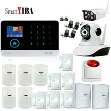 SmartYIBA Android App Controle wi-fi Sem Fio GSM SMS Sistema de Alarme da Segurança Home Kit RFID inteligente sem fio pet-imunidade