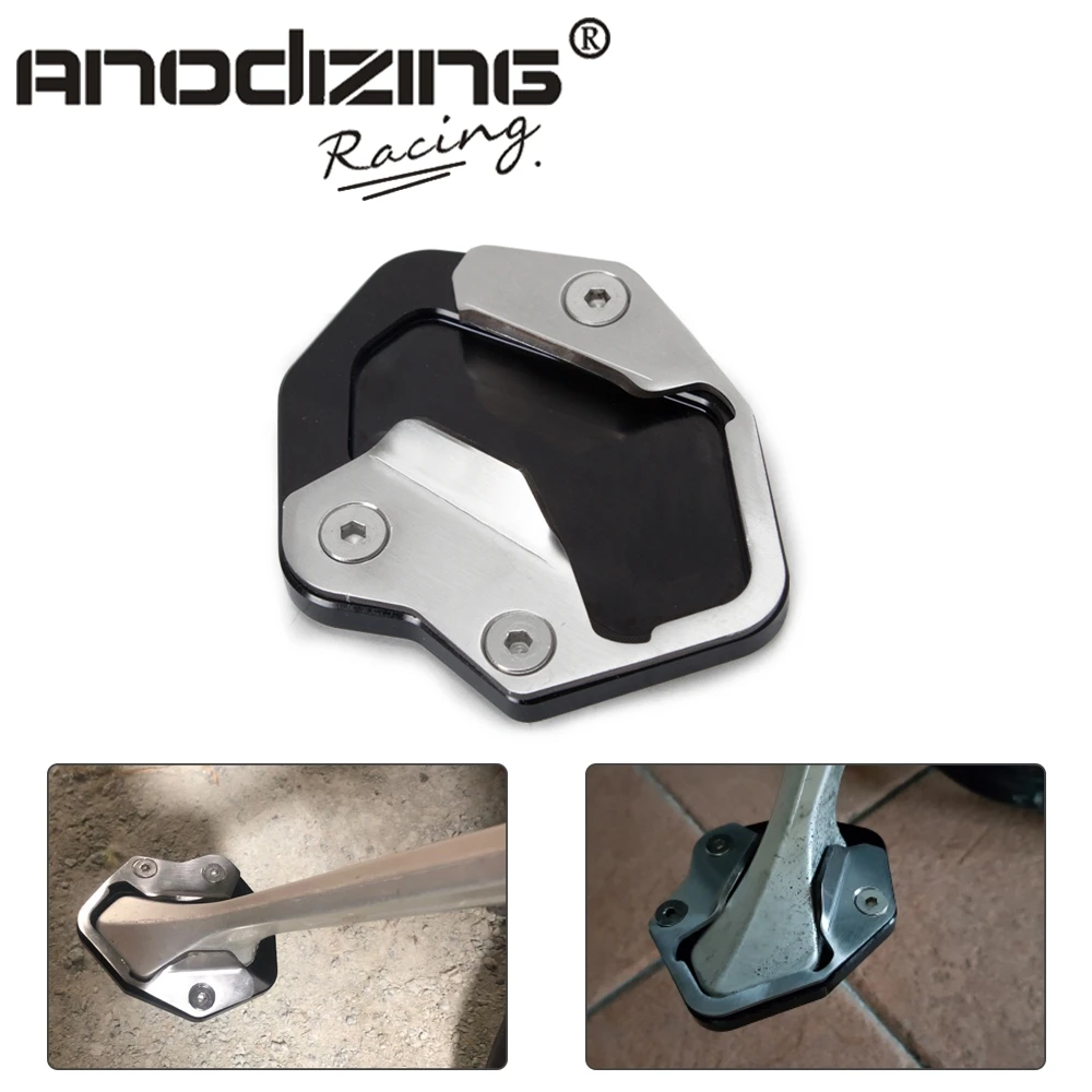 

Kickstand Sidestand Support Plate Extension Enlarger Pad For TRIUMPH Tiger XC 800 800Xc 800XcX 800XRx Models 13-19