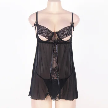 

New Arrived Sexy Lingerie Lace Lingerie Sexy Women Dress Deep-V neck Lenceria Erotic Lingerie Sexy Costumes