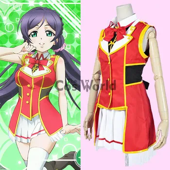 

Love Live Bokura no LIVE Kimito no LIFE Tojo Nozomi Dress Uniform Outfit Anime Cosplay Costumes