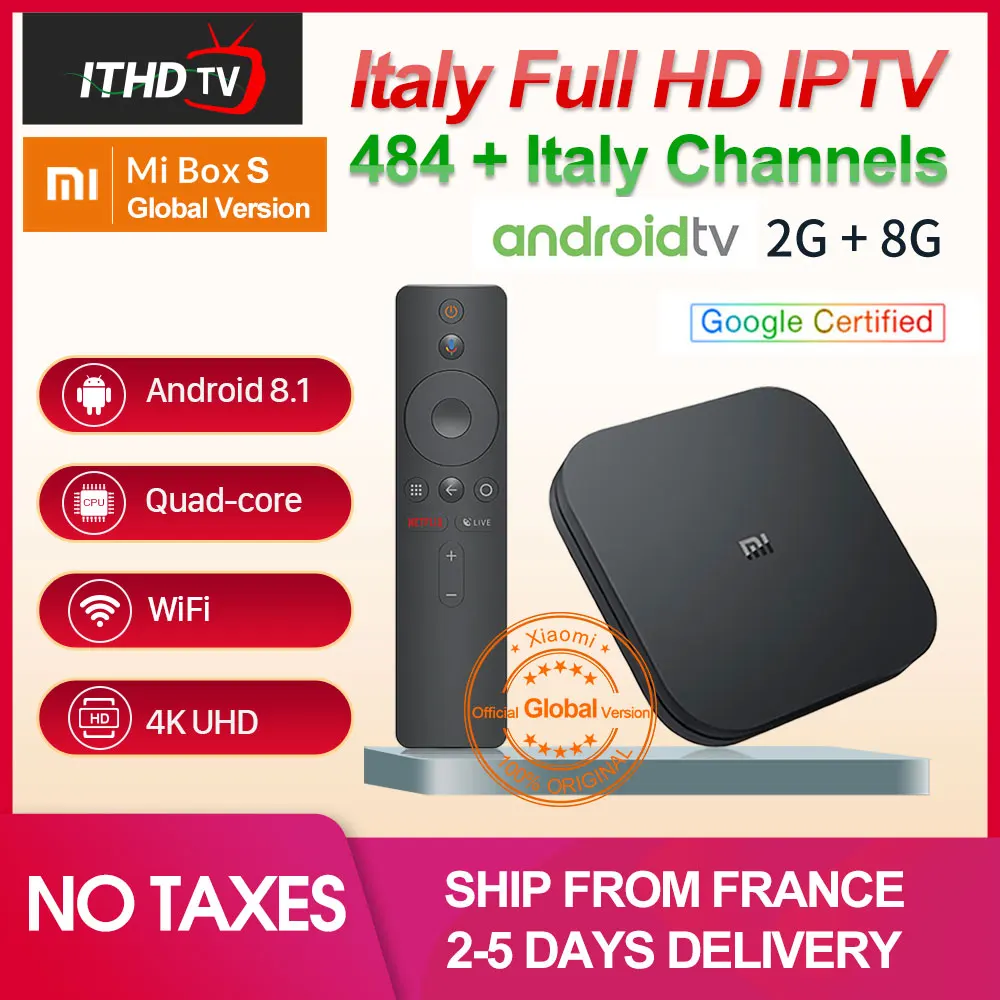 

Xiaomi Mi Box S Italy IPTV Arabic Portugal IPTV UAE Africa 1 Year IPTV Code Xiaomi Box Turkey IP TV Spain Germany Italian IP TV