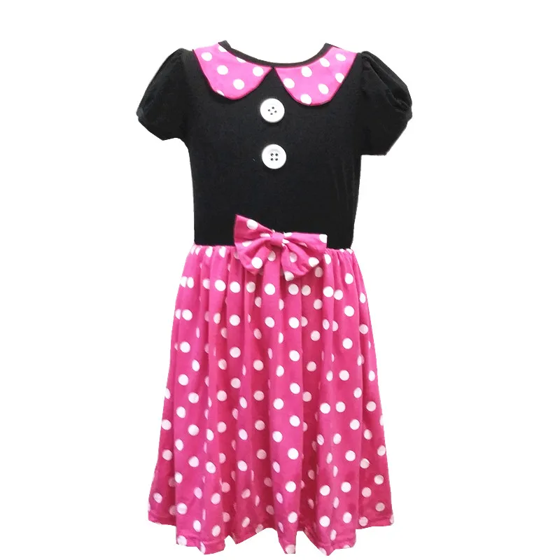 

Vacatio Girl Princess Dress Birthday Pink Minnie Tiana Costume Dress Moana Belle Mermaid Party Cosply Dress Wonder Women