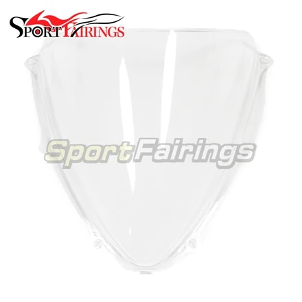 

Motorcycle Parts ABS Plastics Double Bubble Fairing Part Clear Tawny Blue Windshield For Suzuki GSXR 600 750 K6 06-07 Windscreen