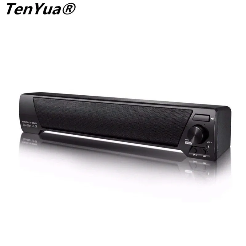 TenYua TV Soundbar Wireless Bluetooth Speaker Home Theater Sound Amplifier FM Radio TF USB HIFI Subwoofer for Computer Phone | Электроника