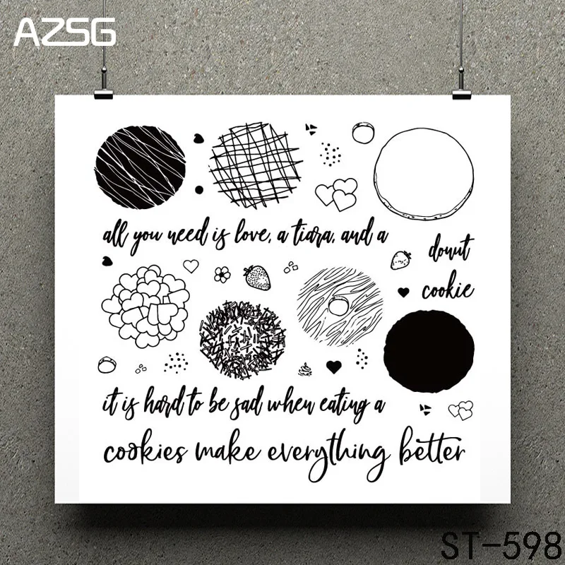 

AZSG All you need is love Transparent Clear Stamp/Seal for DIY Scrapbooking photo Album Decorative Clear Stamp Sheets