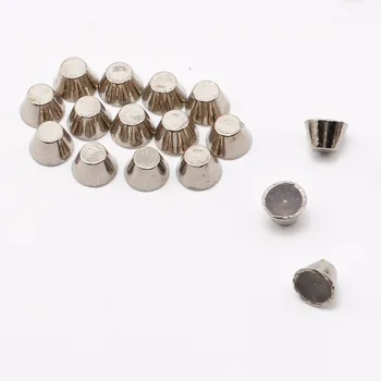 

Beadsland A Set Of 100pcs 6mm Metal Cone Rhinestone Hotfix for DIY Clothes Bag Jewelry Cellphone Art Decoration