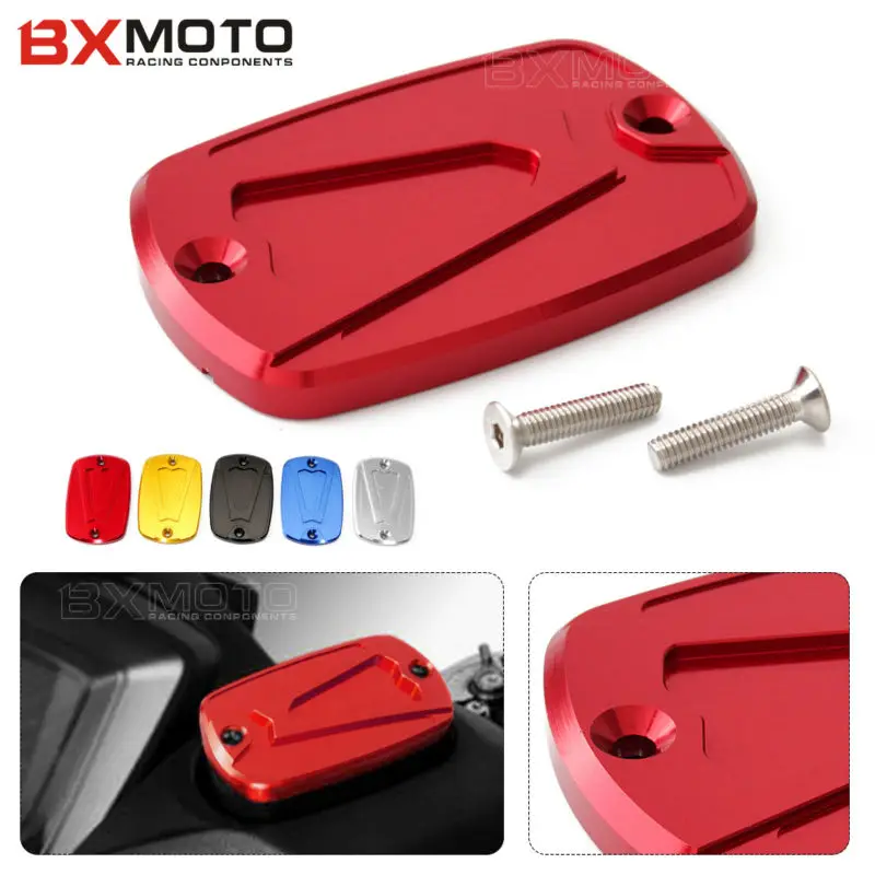 T MAX 530 500 Motorcycle accessories CNC Aluminum Red Brake Fluid Reservoir Cap cover For Yamaha T-max tmax 500 530 tmax530 cnc motorcycle front brake fluid reservoir cap cover for yamaha t max 530 500 tmax530 xp530 2012 2016 tmax500 xp500 2008 2011