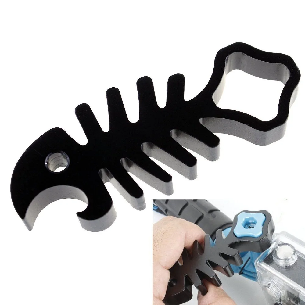 

Aluminium Fishbone Wrench Nut Screw Knop Tool Spanner Tighten For GoPro Hero 3+