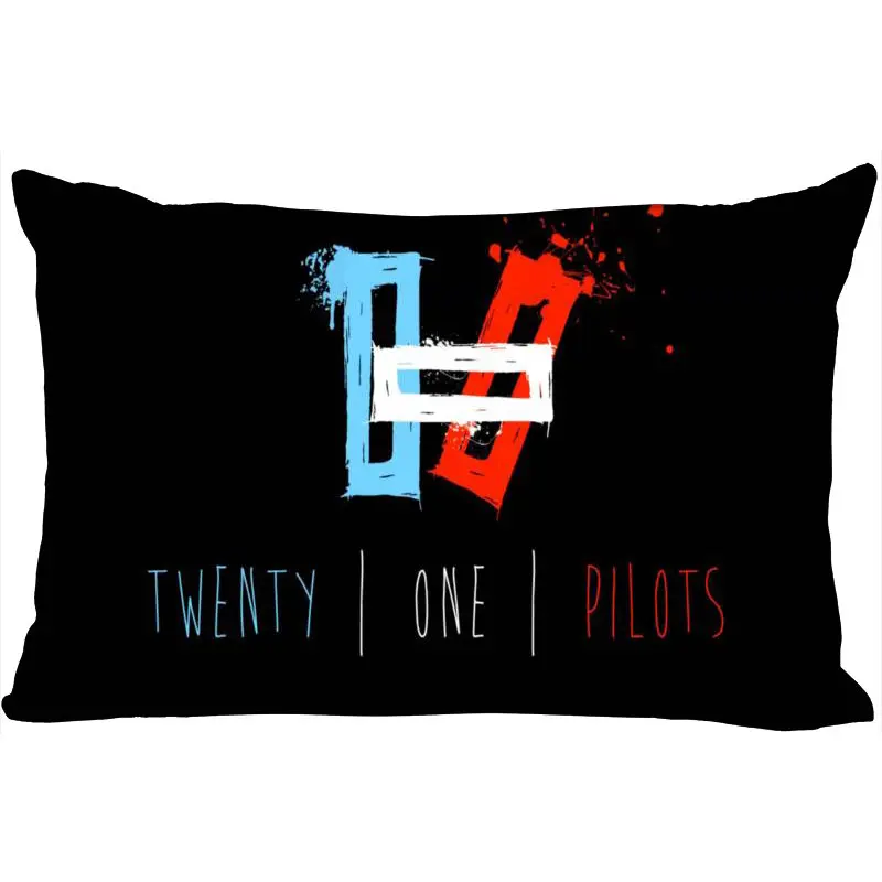 «Twenty One Pilots» Подушка Чехол прямоугольник Подушка на молнии Подушка Чехол 45x35 см наволочка с декоративным принтом - Цвет: Pillowcase