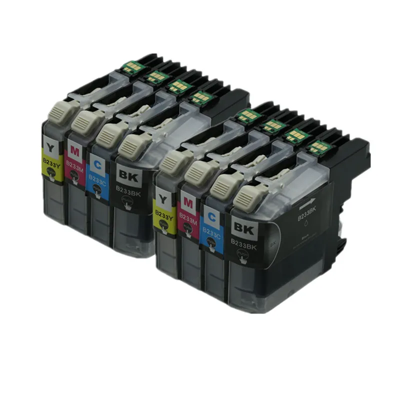 

8PK LC233 LC 233 Ink CartridgesCompatible for Brother MFC-J4620DW MFC-J5720DW MFC-J5320DW DCP-J4120DW Printer Inkjet Full Ink