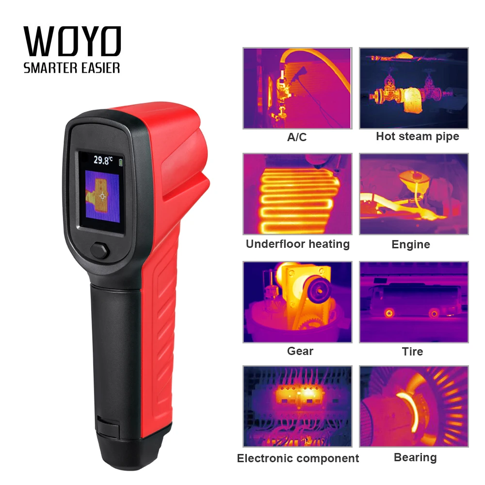 

TIC007 Handheld IR Thermal Imaging Camera Digital Display Infrared High Resolution Color Screen