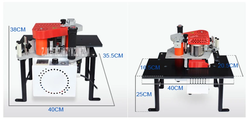 MY-60 портативный Кромкооблицовочный станок высокого качества, Кромкооблицовочный станок, деревообрабатывающий ручной Кромкооблицовочный станок 110 В/220 В 720 Вт 5 м/мин
