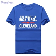 The Heart of Rock ‘N Roll Shirt brown Myles Garrett Draft Day t shirt Mens gift T-shirts for fans 0429-2