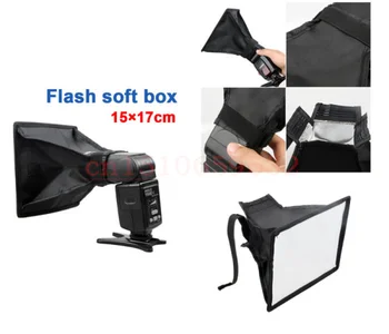 

15x17 cm Flash Diffuser Mini Flash Softbox for 430EX 580EX 380EX 60D 5D2 5D3 SB600 SB800 SB900 D90 D3200 Pentax S&ny
