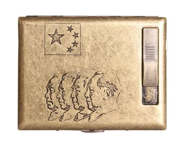 

USB lighter cigarette case for 20 cigarettes pack
