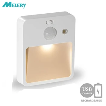 

LED Night Light Home Decorative ing Lamp Waterproof USB Rechargeable Color Changing Sensor Led Toilet Bulb