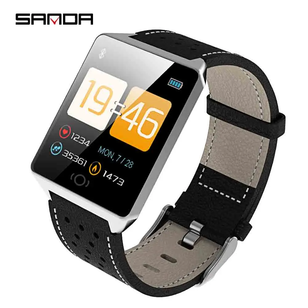 Günstig SANDA Smart Uhr für IOS Android Männer Bluetooth Sport Uhren Frauen Gesundheit Armband Armbanduhr Blutdruck Heart Rate Monitor