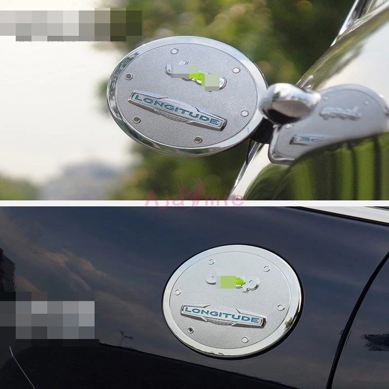 

Fuel Tank Cap Gas Box Cover Frame Panel 2014 2015 2016-2017 ABS Detector Chrome Car Styling For Jeep Cherokee Accessories