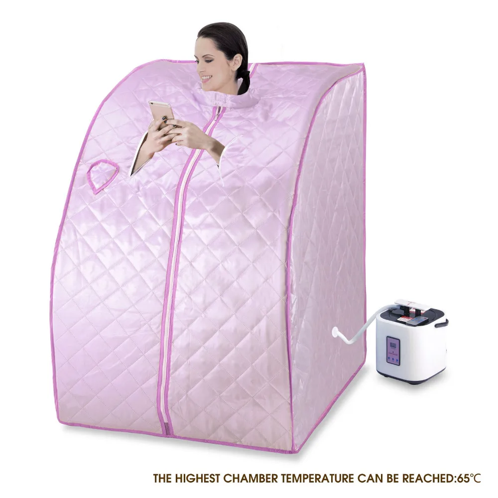 2L Home Steam Sauna Spa Full Body Slimming Loss Weight Detox Indoor