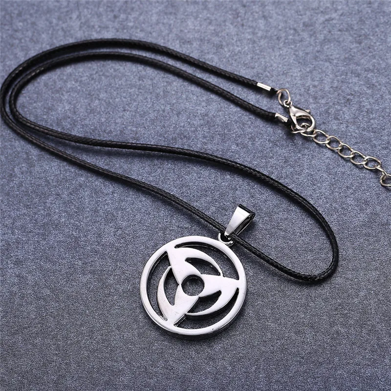 Аниме подвеска в виде Наруто Uchiha Obito Kakashi Mangekyou ожерельлье Шаринган Косплей