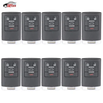 

KEYECU 10 Pcs/lot New Replacement Remote Car Key Shell Case Fob for Cadillac Escalade ESV EXT 2007-2014 OUC600066