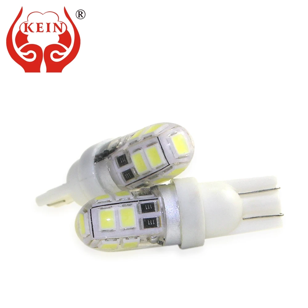 KEIN 1 шт led t10 W5W 194 168 Новый силиконовый автомобильные лампы 9smd 2835 светодиодный