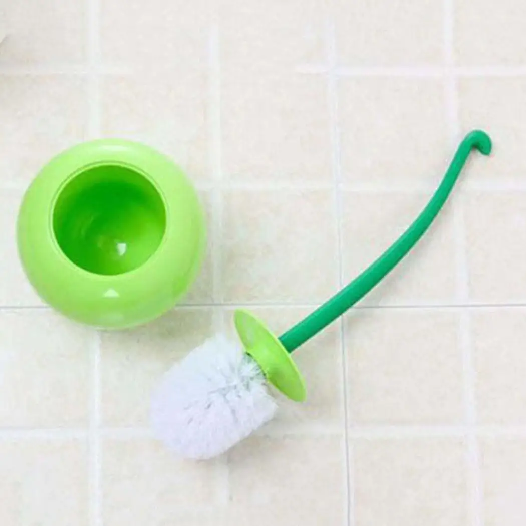 Ванная комната вишня в форме очиститель для туалета щетка очистки Cleaning Kit