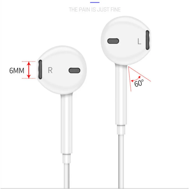 

Type-c Wired In-ear earphones Stereo Music Headset Dynamic Earplugs Remote Hands-free with Microphone Black ew*