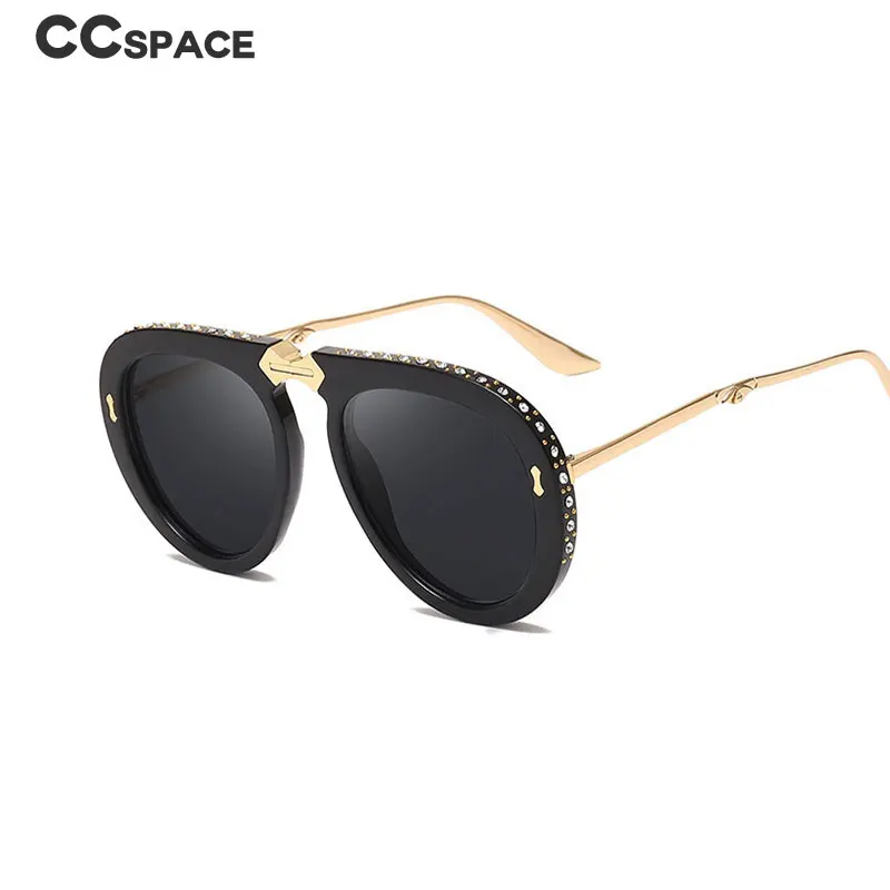 Ретро роскошные солнцезащитные очки с бриллиантами для мужчин и женщин модные очки UV400 Винтажные Очки 46838
